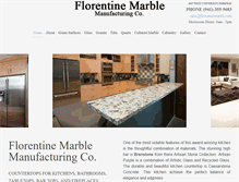 Tablet Screenshot of florentinemarble.com